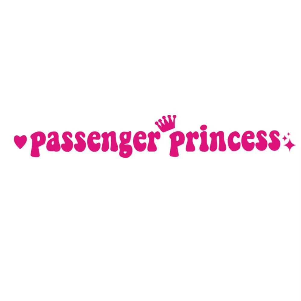 Funny Automobile Decoration Car Stickers Passenger Princess 15*2.3CM Car Styling Decals Rear Window Sticker Car Rearview Mirrors