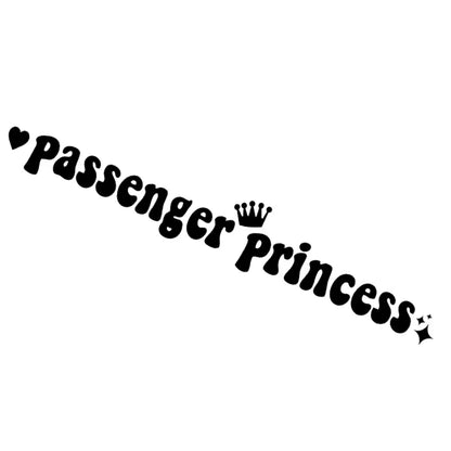 Funny Automobile Decoration Car Stickers Passenger Princess 15*2.3CM Car Styling Decals Rear Window Sticker Car Rearview Mirrors