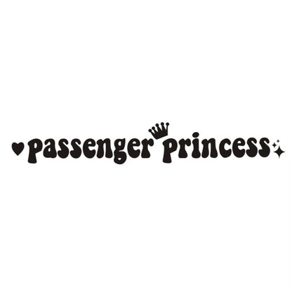 Funny Automobile Decoration Car Stickers Passenger Princess 15*2.3CM Car Styling Decals Rear Window Sticker Car Rearview Mirrors